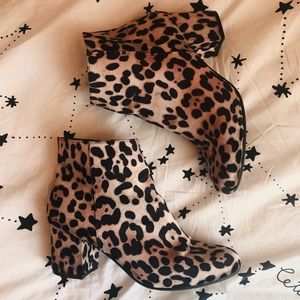 A New Day Leopard Print Booties
